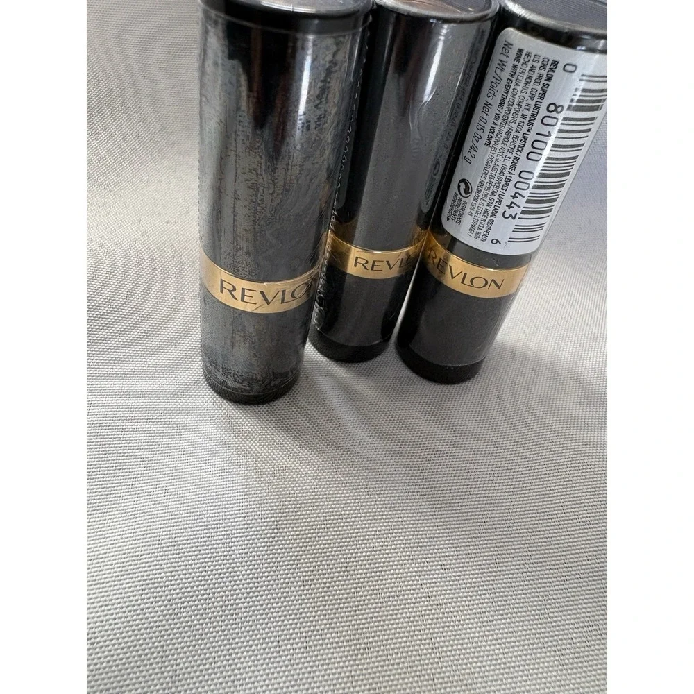 NEW Revlon Super Lustrous Lipstick 525 Wine With Everything Creme 3 Pack Sealed